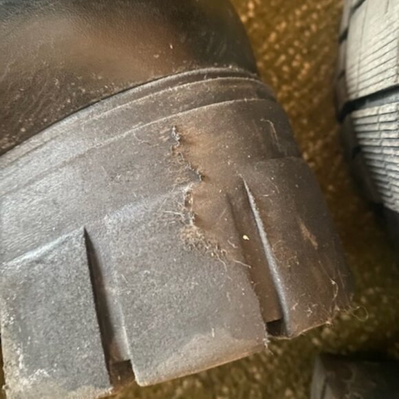 L'intervalle Black Leather Anke Boots - Picture 6 of 6